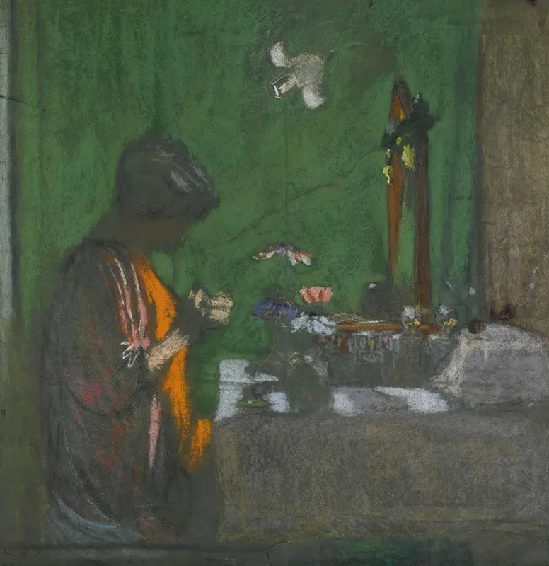 Madame Hessel A Son Cabinet De Toilette