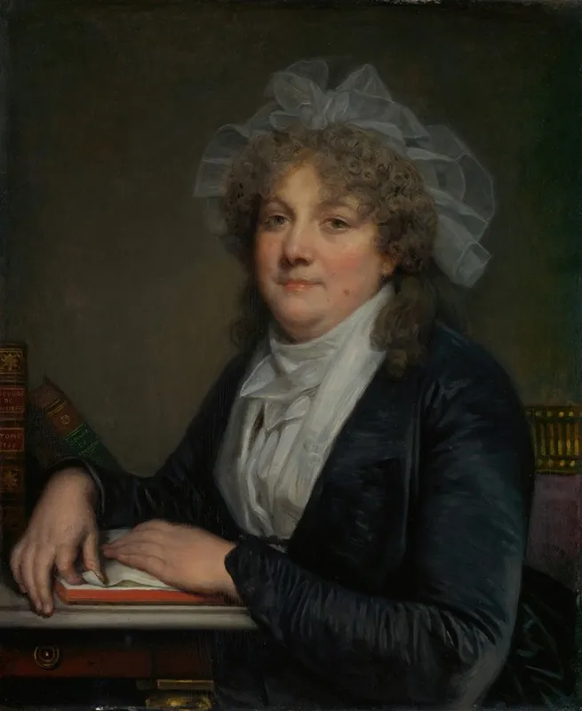 Madame Jean Baptiste Nicolet Anne Antoinette Desmoulins 1743 1817 Wall Art by Jean-Baptiste Greuze - High-Resolution Digital Print