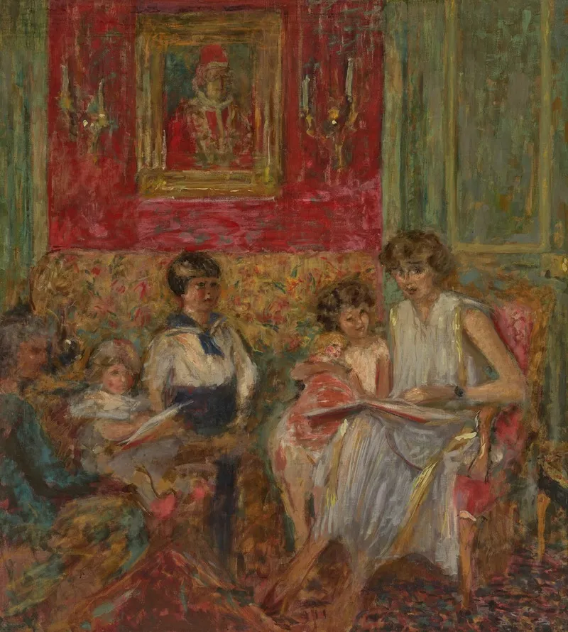 Madame Jean Bloch Et Ses Enfants