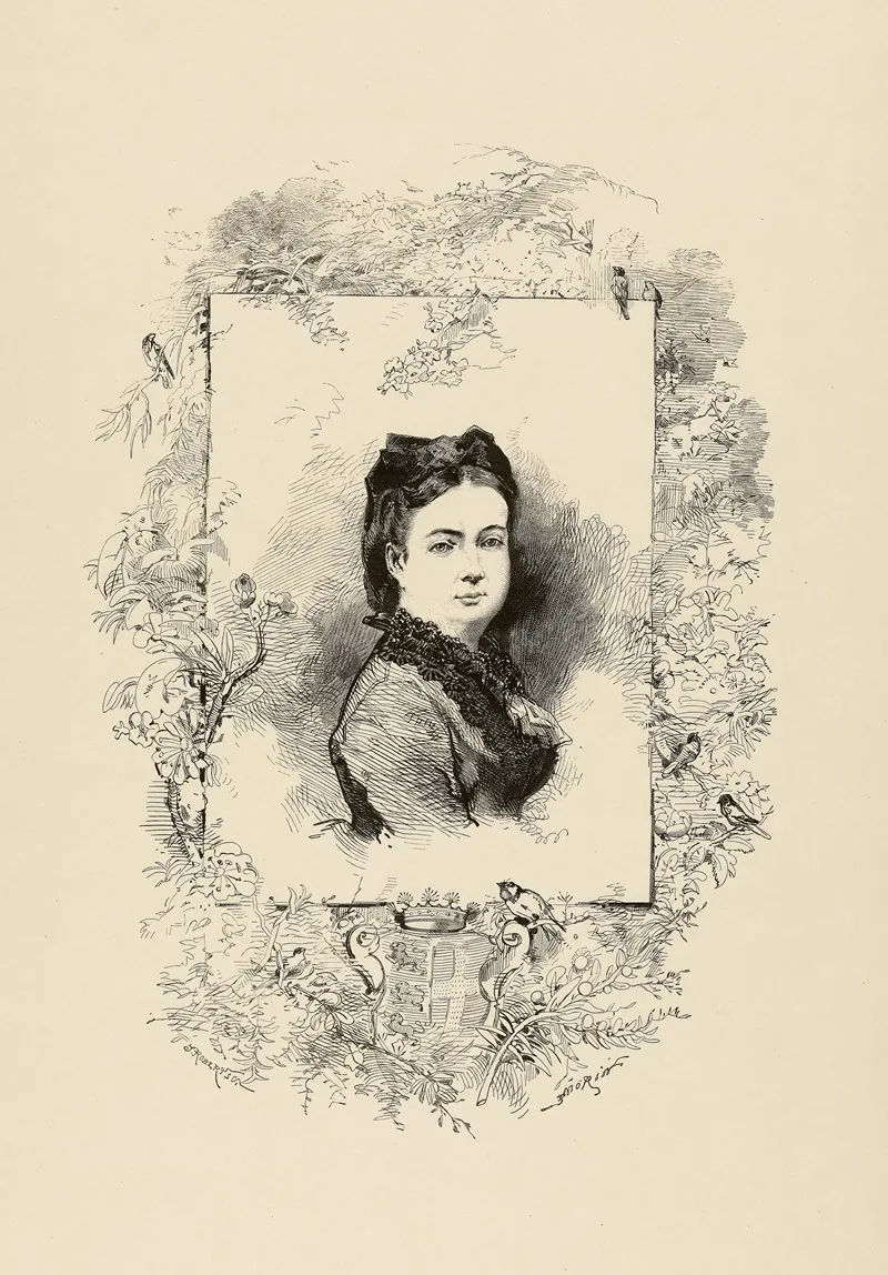 Madame La Marechale De Mac Mahon Wall Art by Edmond Morin - High-Resolution Digital Print