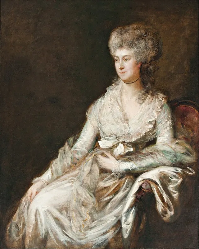 Madame Lebrun Wall Art by Thomas Gainsborough - High-Resolution Digital Print