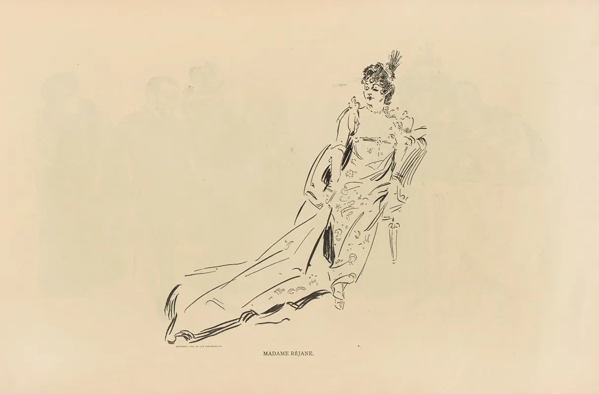 Madame Rejane 3 Wall Art by Charles Dana Gibson - High-Resolution Digital Print