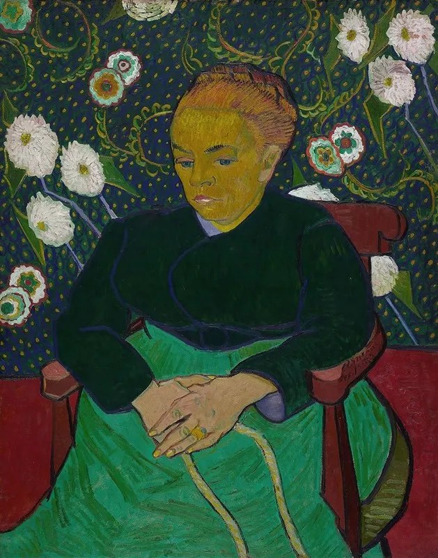 Madame Roulin Rocking The Cradle La Berceuse Wall Art by Vincent van Gogh - High-Resolution Digital Print