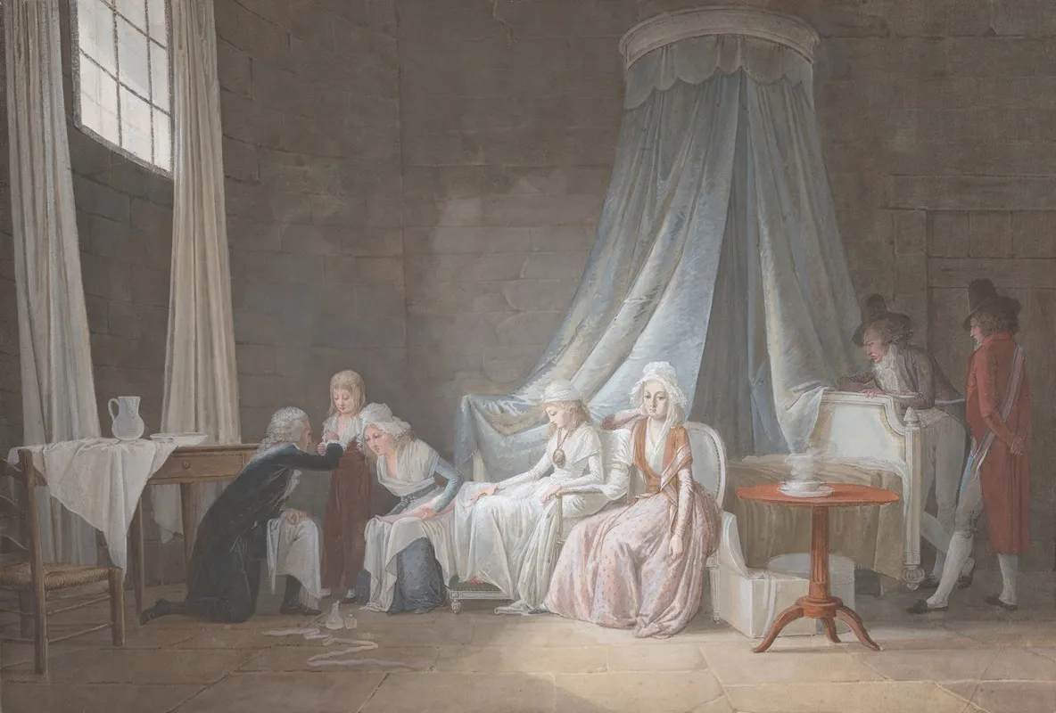 Madame Royale Cared For By Doctor Brunier January 24 1793