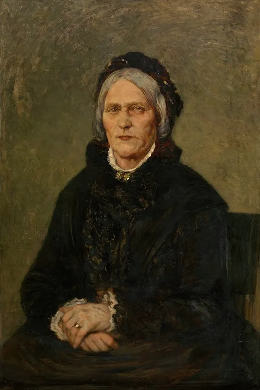 Madame Van Camp The Artists Mother Wall Art by Camille van Camp - High-Resolution Digital Print