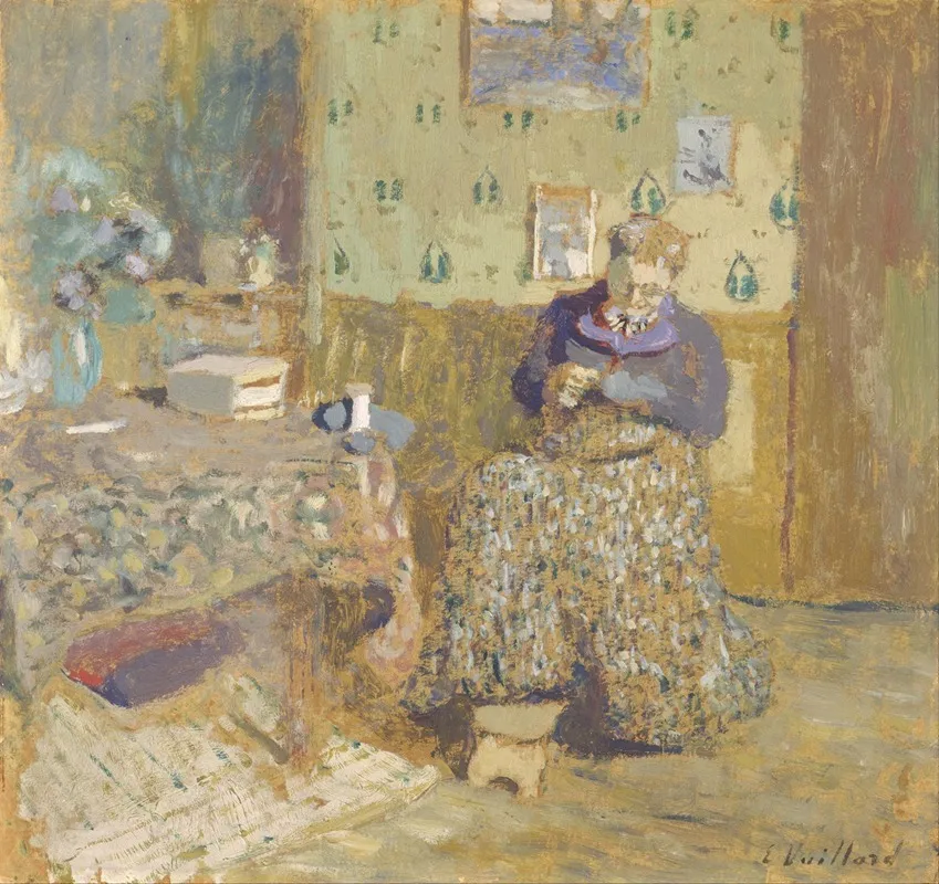 Madame Vuillard Sewing