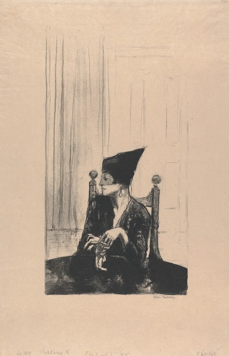 Madame X Wall Art by Ethel Leontine Gabain - High-Resolution Digital Print