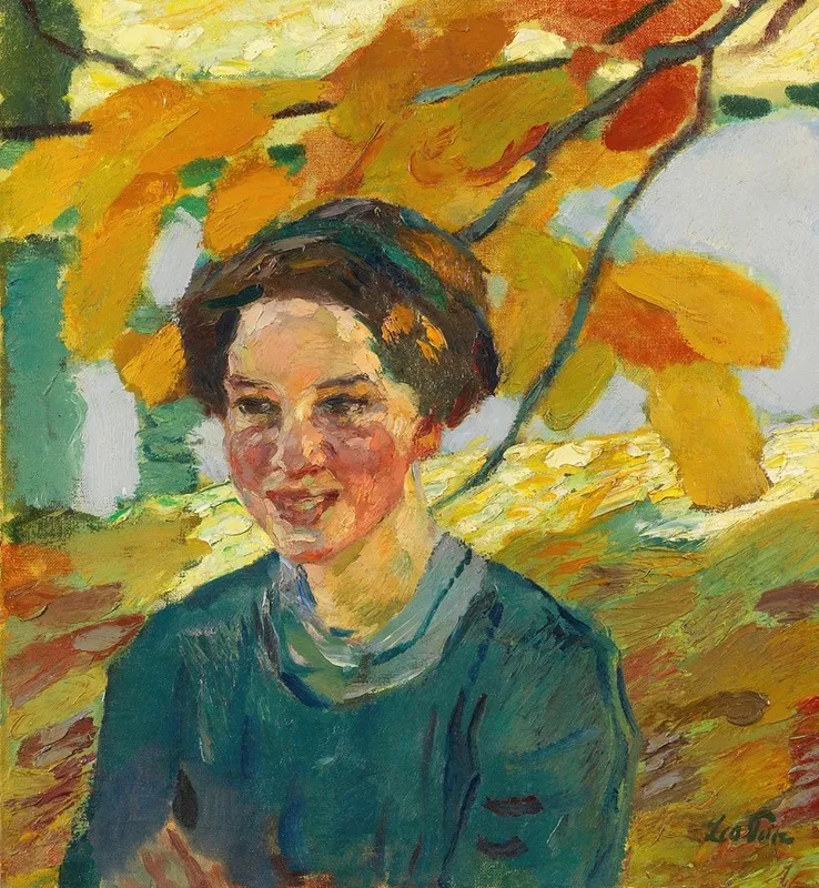 Madchenportrat 4 Wall Art by Leo Putz - High-Resolution Digital Print