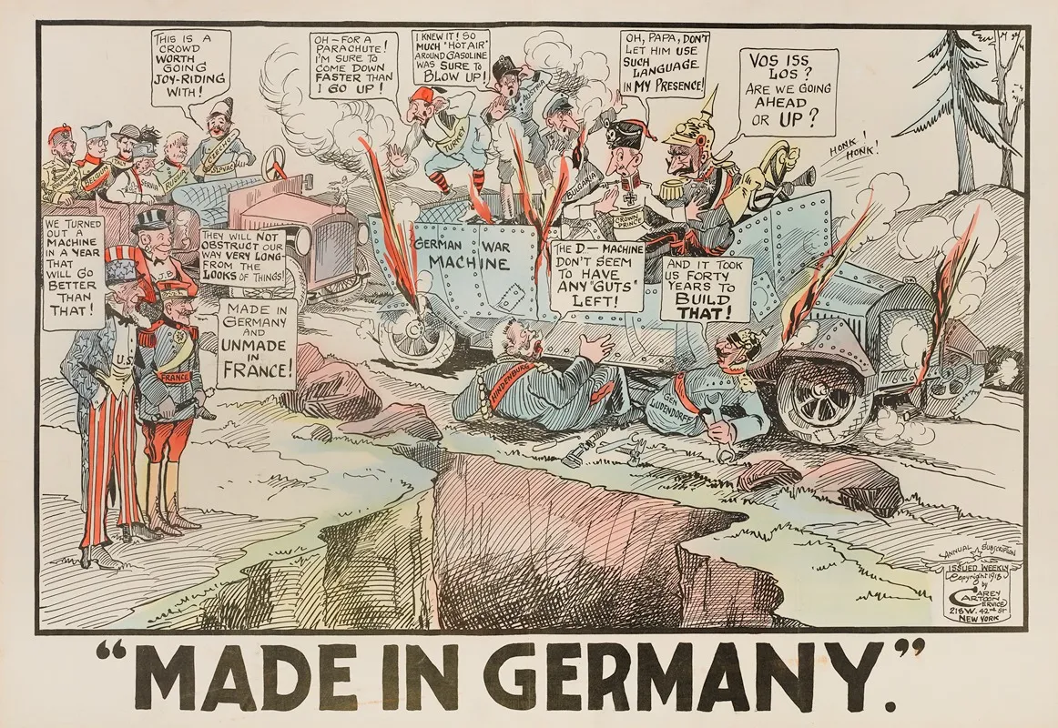 Made In Germany 4 Wall Art by Carey Cartoon Service - High-Resolution Digital Print
