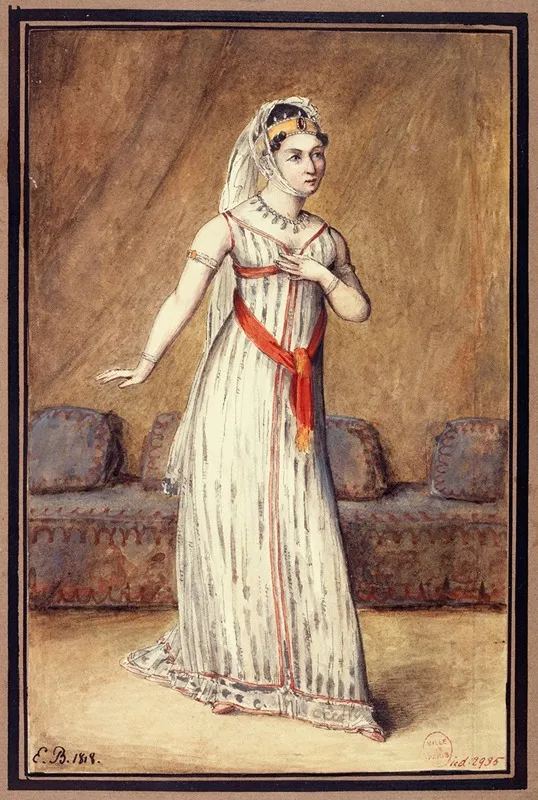 Mademoiselle Volnays Actrice Wall Art by Etienne Bouchardy - High-Resolution Digital Print