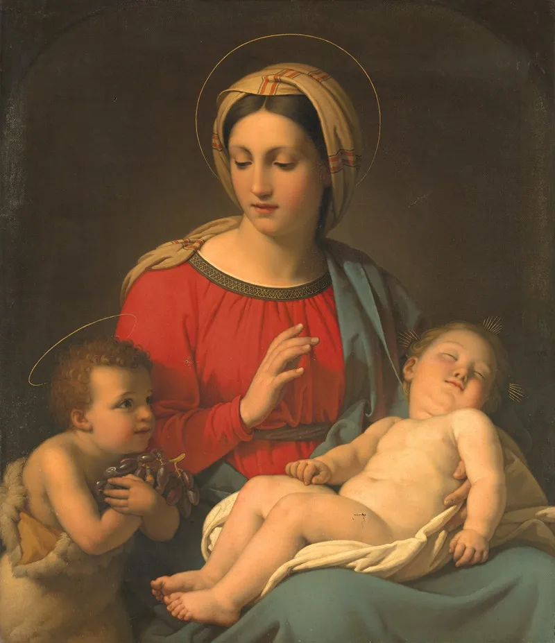 Madonna 5 Wall Art by Jan Baptist Lodewijk Maes - High-Resolution Digital Print
