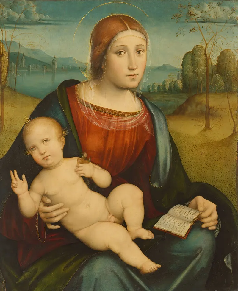 Madonna And Child 100 Wall Art by Francesco Francia - High-Resolution Digital Print
