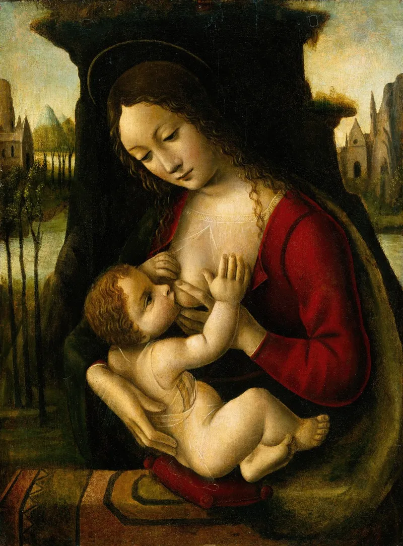 Madonna And Child 102 Wall Art by Bernardino dei Conti - High-Resolution Digital Print