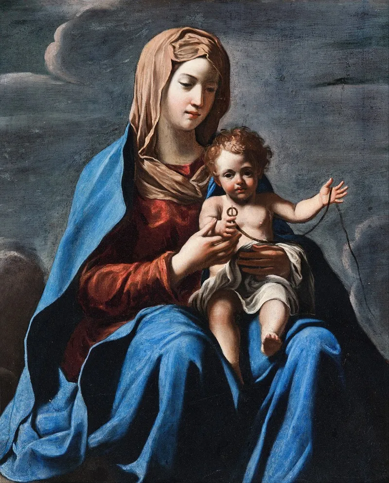 Madonna And Child 116 Wall Art by Francesco Cozza - High-Resolution Digital Print