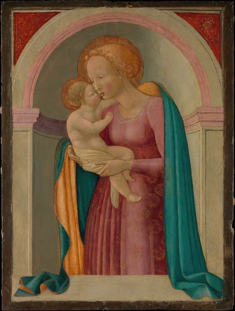 Madonna And Child 119 Wall Art by Master of the Lanckoronski Annunciation - High-Resolution Digital Print