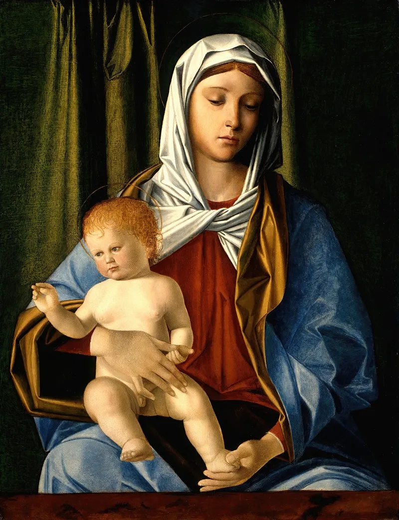 Madonna And Child 120 Wall Art by Nicolò Rondinelli - High-Resolution Digital Print