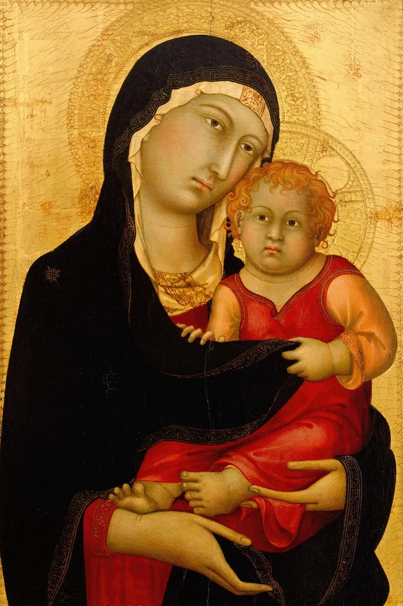 Madonna And Child 122 Wall Art by Simone Martini - High-Resolution Digital Print