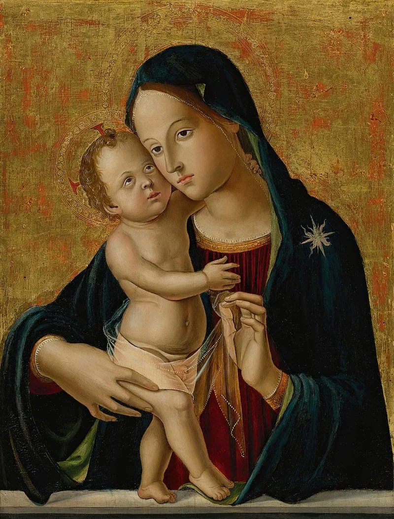 Madonna And Child 125 Wall Art by Antonio di Benedetto Aquilio - High-Resolution Digital Print
