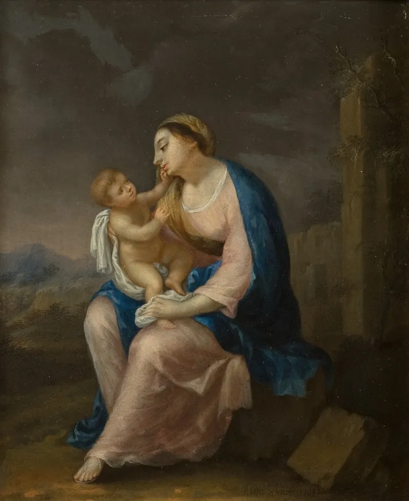 Madonna And Child 158 Wall Art by Andreas von Behn - High-Resolution Digital Print