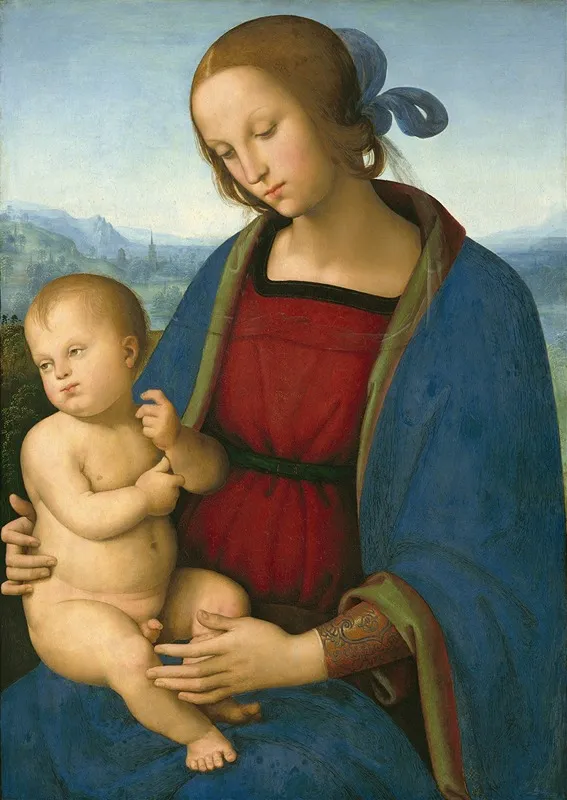 Madonna And Child 28 Wall Art by Pietro Perugino - High-Resolution Digital Print