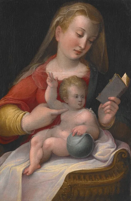 Madonna And Child 35 Wall Art by Barbara Longhi - High-Resolution Digital Print