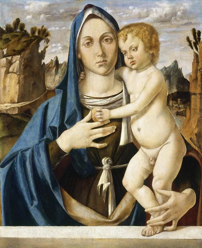 Madonna And Child 3 Wall Art by Bartolomeo Montagna - High-Resolution Digital Print