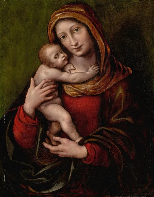 Madonna And Child 40 Wall Art by Giovanni Pietro Rizzi Pedrini - High-Resolution Digital Print