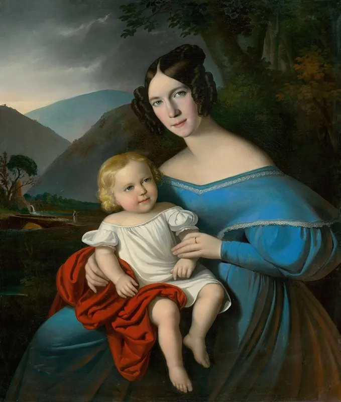 Madonna And Child 42 Wall Art by Jakab Marastoni - High-Resolution Digital Print