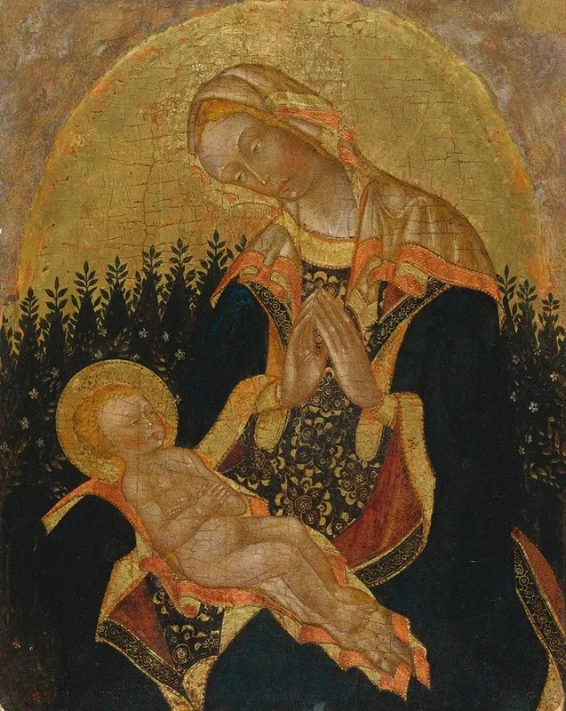 Madonna And Child 43 Wall Art by Master Of Lonigo - High-Resolution Digital Print