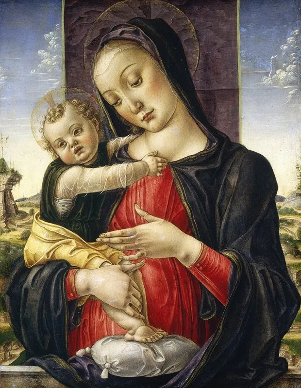 Madonna And Child 4 Wall Art by Bartolomeo Vivarini - High-Resolution Digital Print