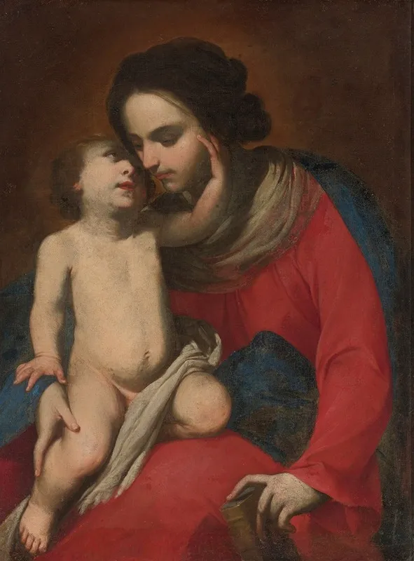 Madonna And Child 50 Wall Art by Massimo Stanzione - High-Resolution Digital Print