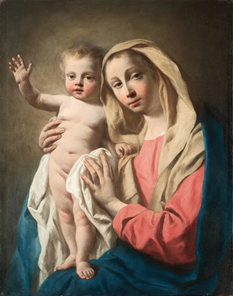 Madonna And Child 63 Wall Art by Giuseppe Angeli - High-Resolution Digital Print
