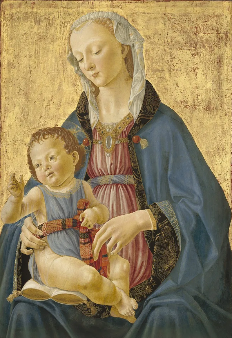 Madonna And Child 72 Wall Art by Domenico Ghirlandaio - High-Resolution Digital Print