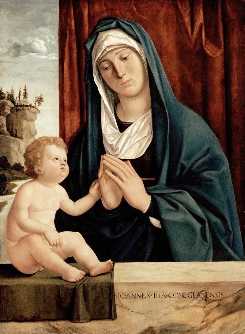 Madonna And Child 89 Wall Art by Giovanni Battista Cima da Conegliano - High-Resolution Digital Print