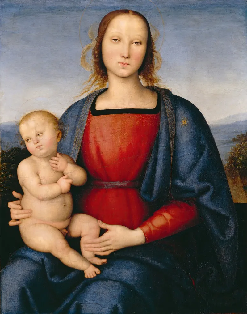 Madonna And Child 95 Wall Art by Pietro Perugino - High-Resolution Digital Print