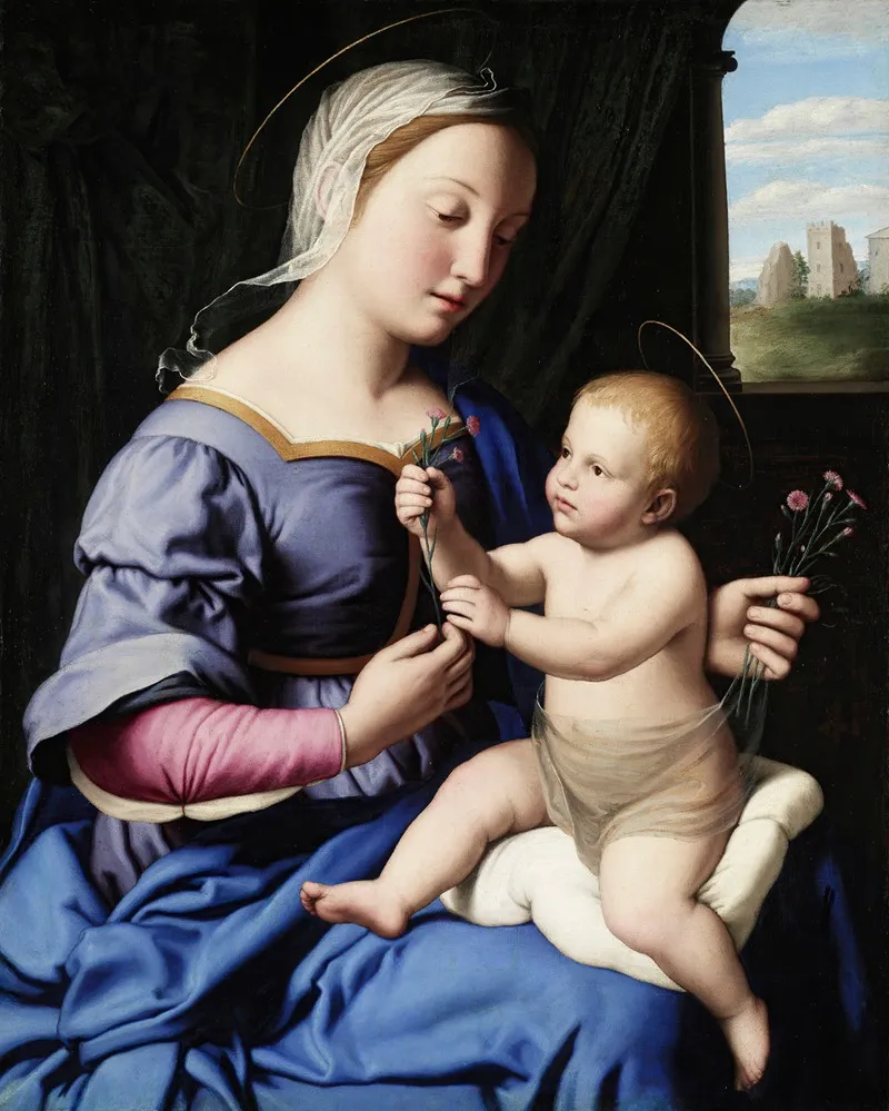 Madonna And Child 97 Wall Art by Giovanni Battista Salvi da Sassoferrato - High-Resolution Digital Print