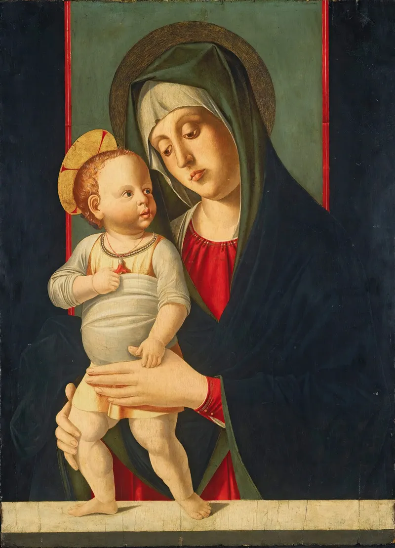 Madonna And Child 99 Wall Art by Jacopo da Valenza - High-Resolution Digital Print