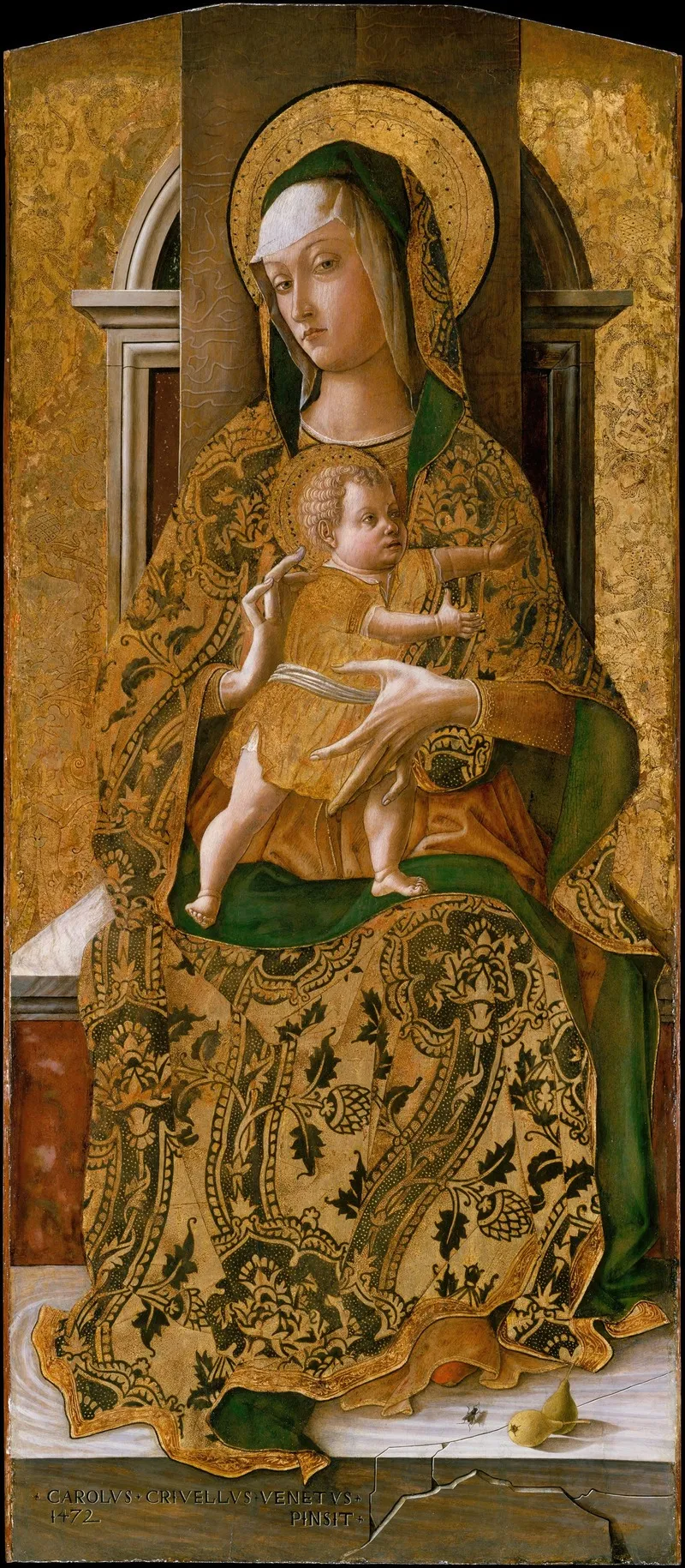 Madonna And Child Enthroned 2