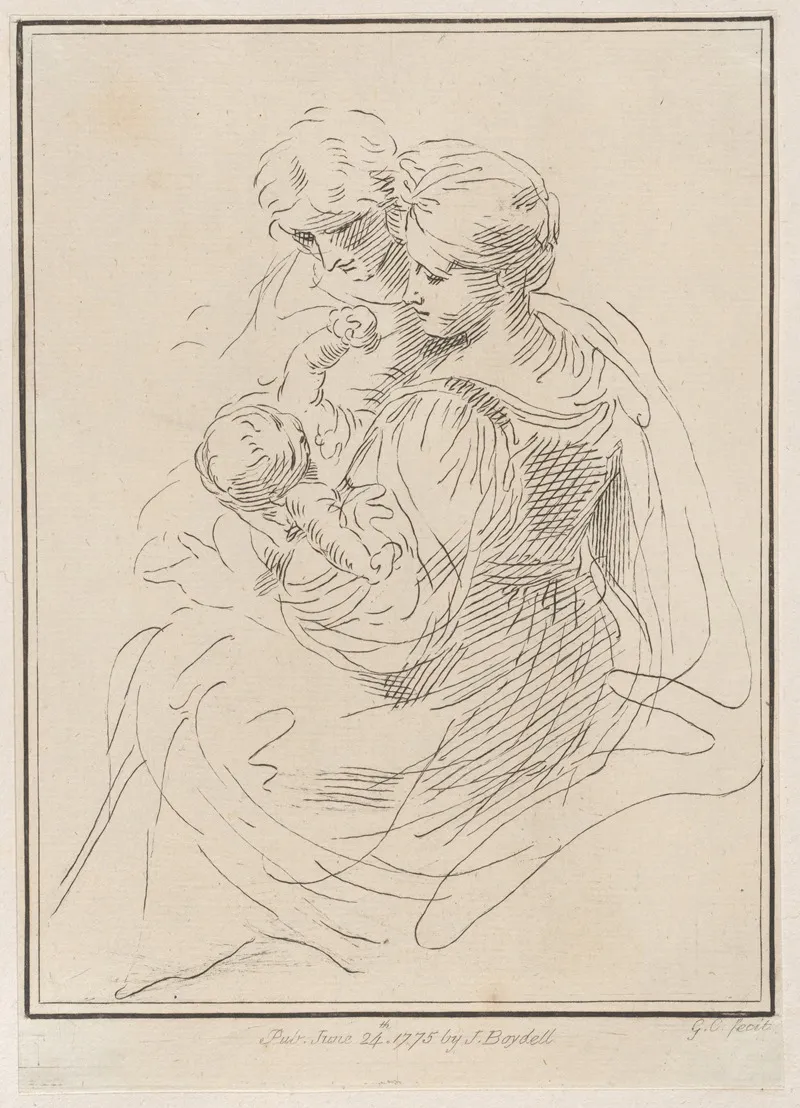 Madonna And Child With Saint Anne 3 Wall Art by Giuseppe Canale - High-Resolution Digital Print