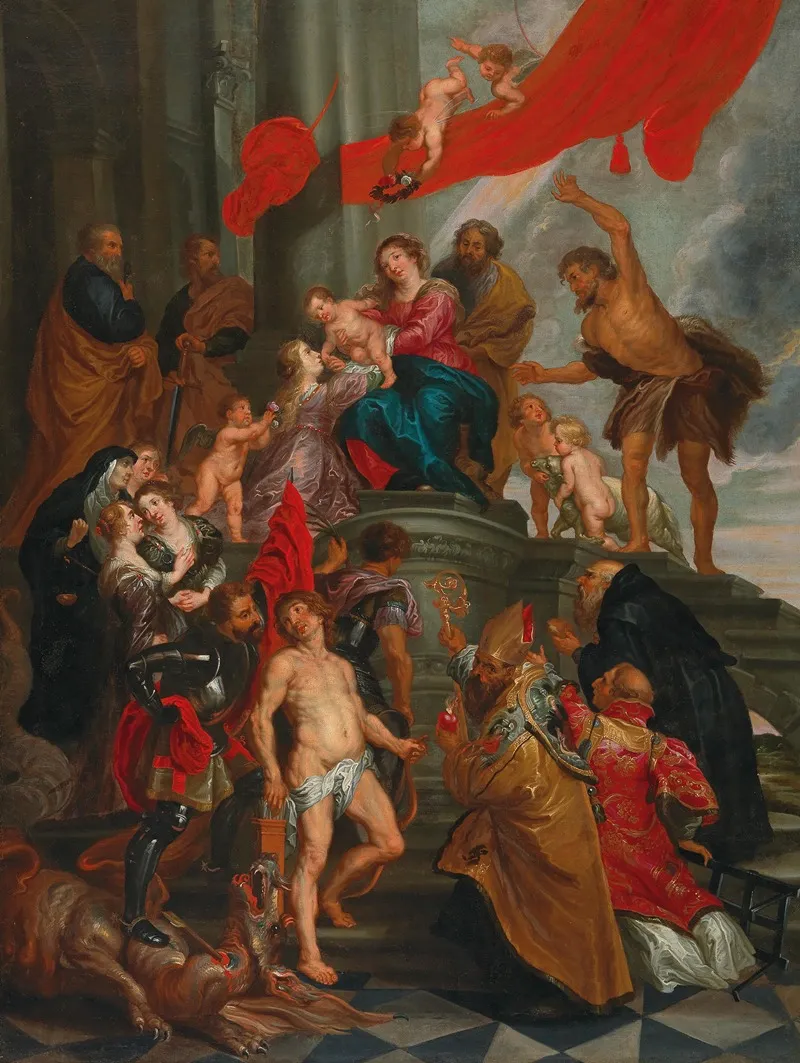 Madonna And Child With Saints 6