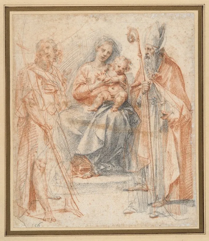 Madonna And Child With St John The Baptist And St Augustine