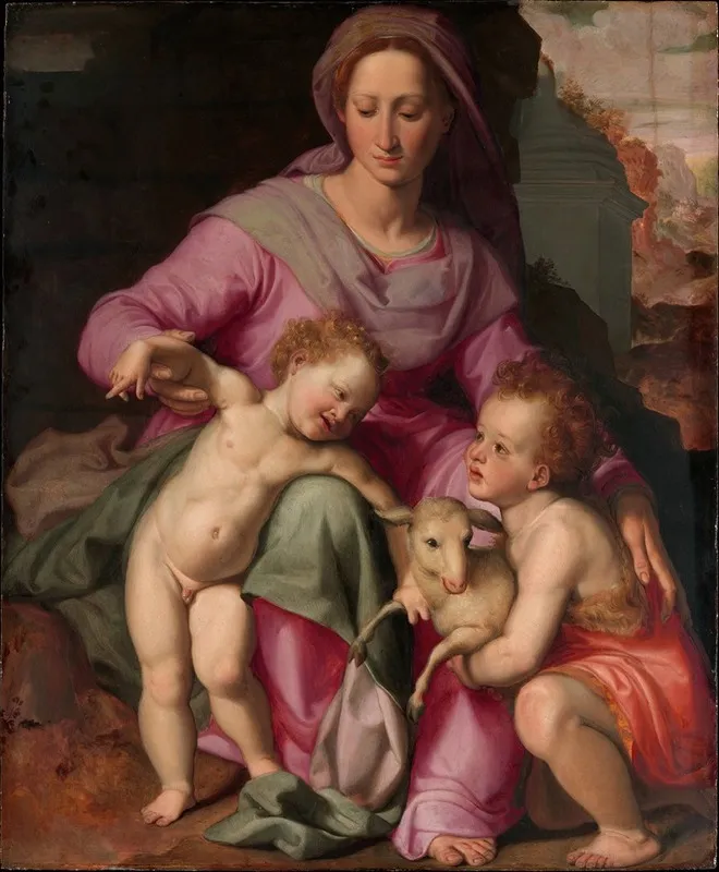 Madonna And Child With The Infant Saint John The Baptist 2