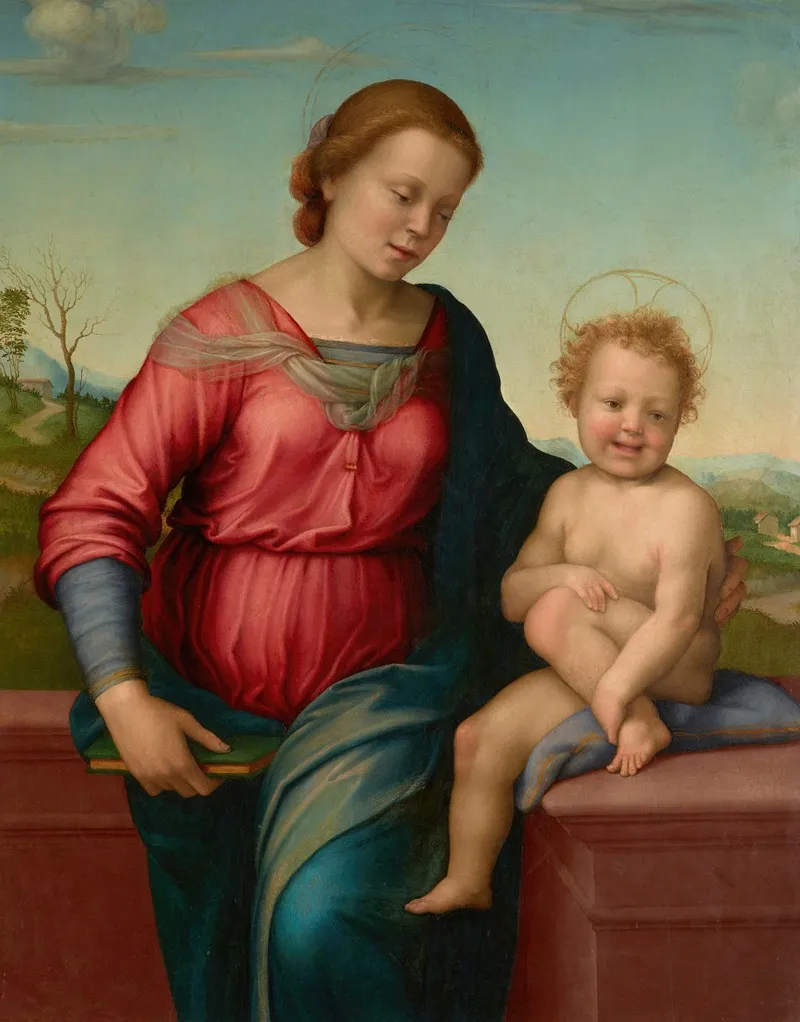 Madonna And Christ Child Wall Art by Franciabigio - High-Resolution Digital Print