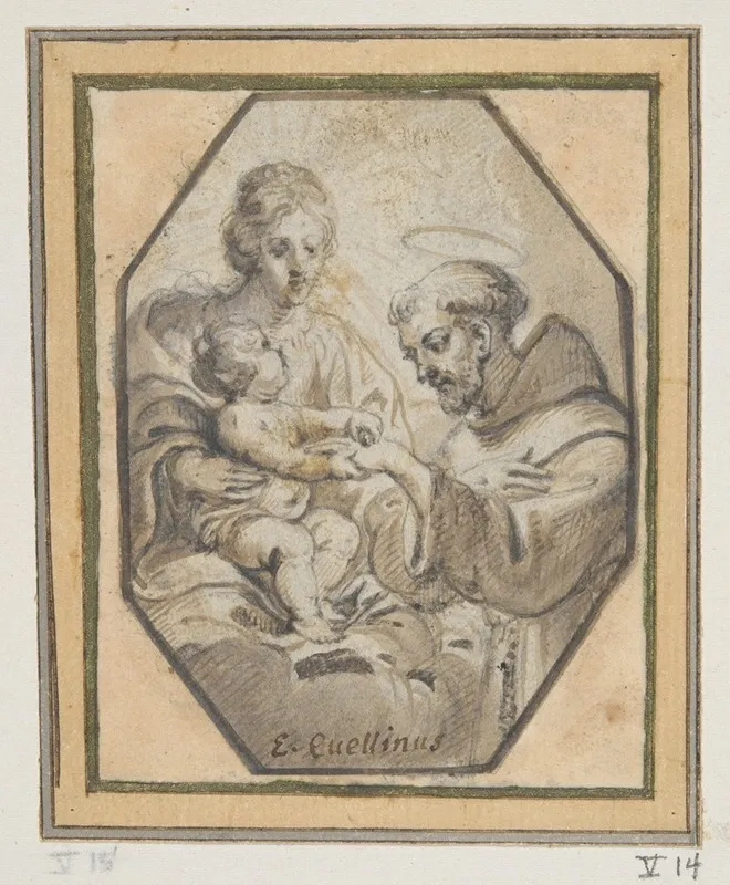 Madonna And St Francis