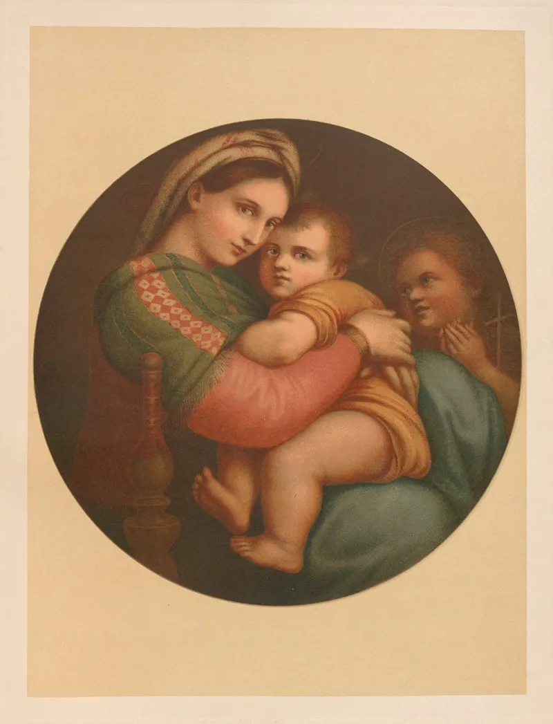 Madonna Della Sedia 2 Wall Art by Jan Ladislaw Sýkora - High-Resolution Digital Print