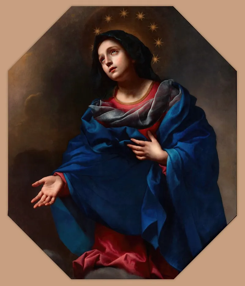 Madonna In Glory Wall Art by Carlo Dolci - High-Resolution Digital Print