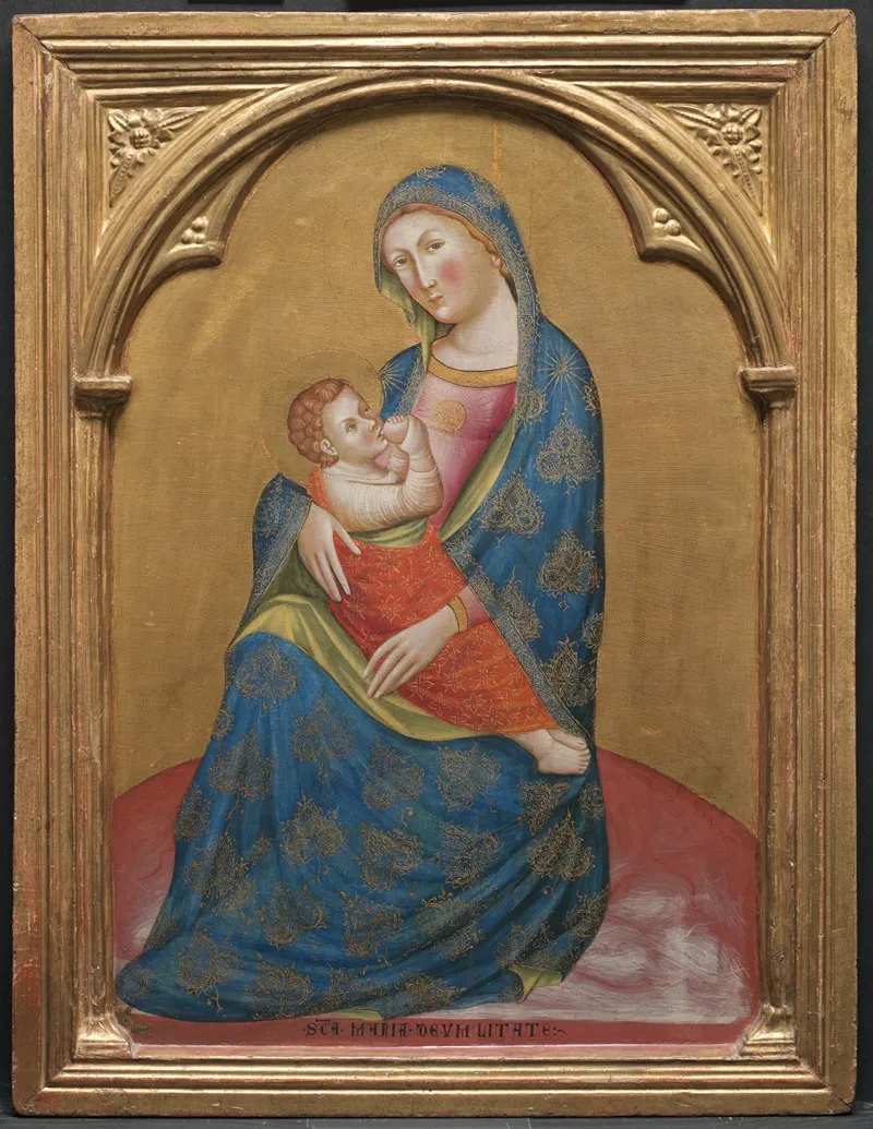 Madonna Of Humility 2 Wall Art by Caterino Veneziano - High-Resolution Digital Print
