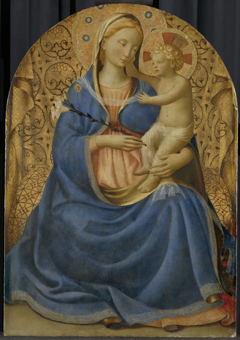 Madonna Of Humility 3 Wall Art by Fra Angelico - High-Resolution Digital Print