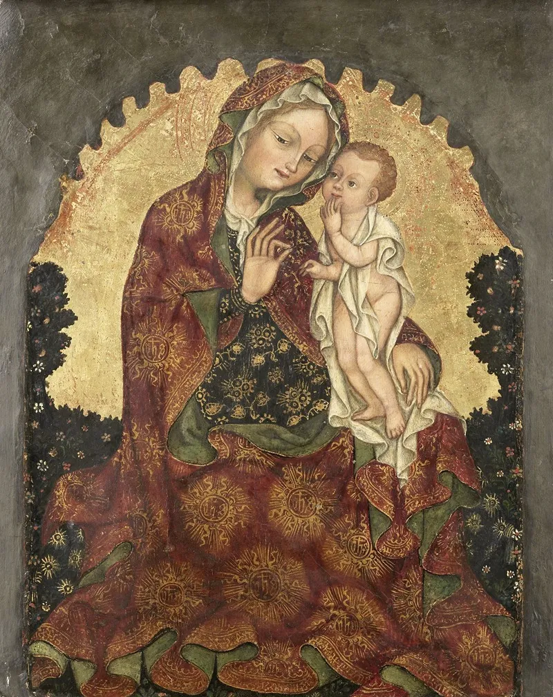 Madonna Of Humility 4 Wall Art by Giovanni da Francia - High-Resolution Digital Print