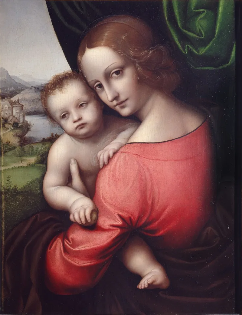 Madonna Of The Apple Wall Art by Giampietrino (Giovanni Pietro Rizzoli) - High-Resolution Digital Print